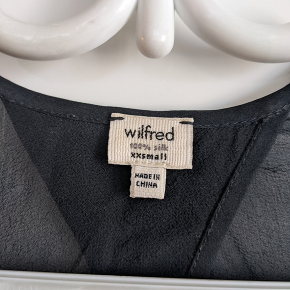 Aritzia Wilfred Victoire open back silk dress, xxs - Picture 5 of 7
